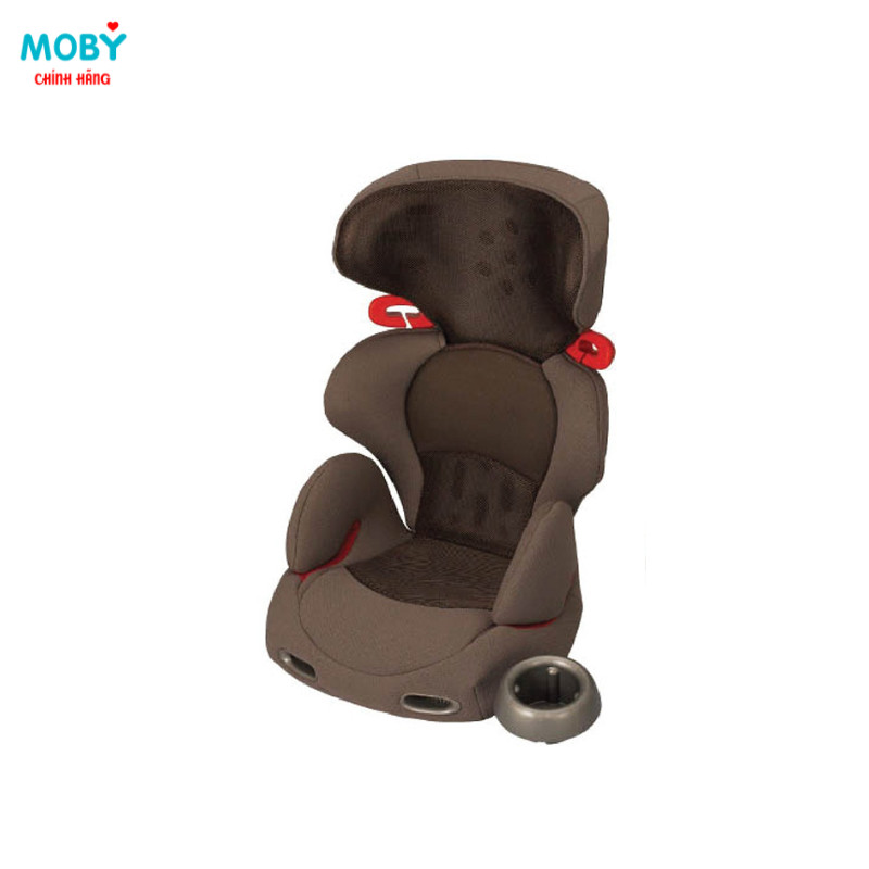 Ghế ngồi ô tô Combi Buon Junior Air màu ghi nâu mang lại sự thoải mái tối đa cho trẻ nhỏ
