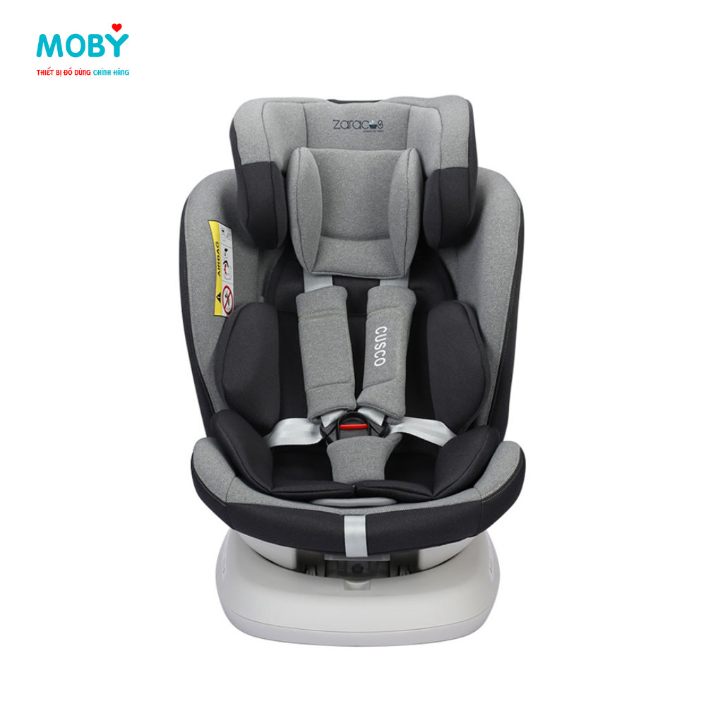 Ghế ngồi ô tô Zaracos Cusco 6406 Isofix 360 Gray + Black sang trọng