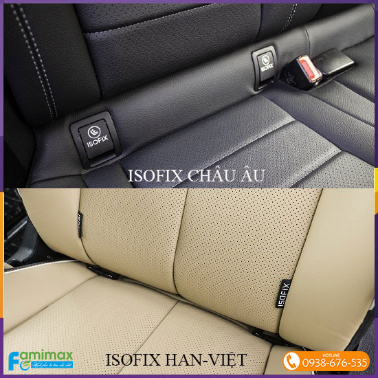 Cơ chế khóa của ISOFIX đảm bảo ghế không bị xê dịch khi có va chạm xảy ra