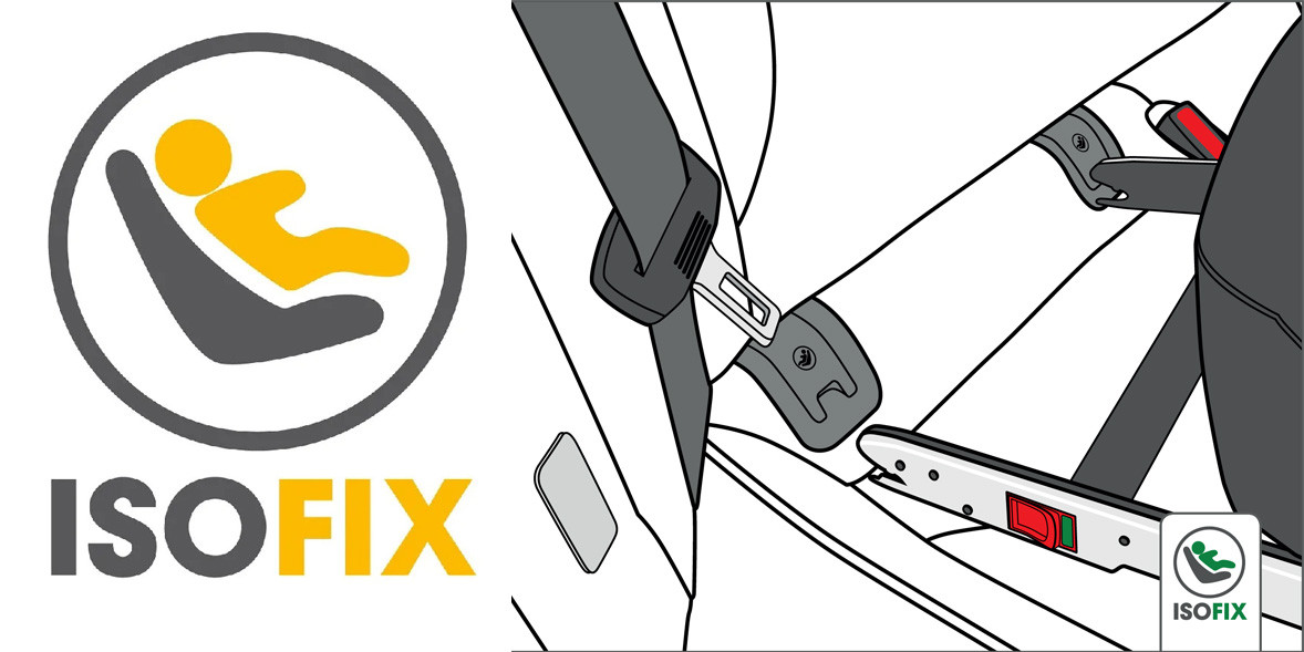 Hệ thống điểm neo ISOFIX tiêu chuẩn để cố định ghế an toàn trẻ em trên ô tô