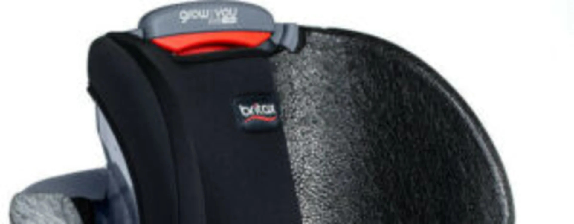 Ghế Britax với tính năng điều chỉnh tựa đầu cùng lớp đệm đen dày bảo vệ trẻ