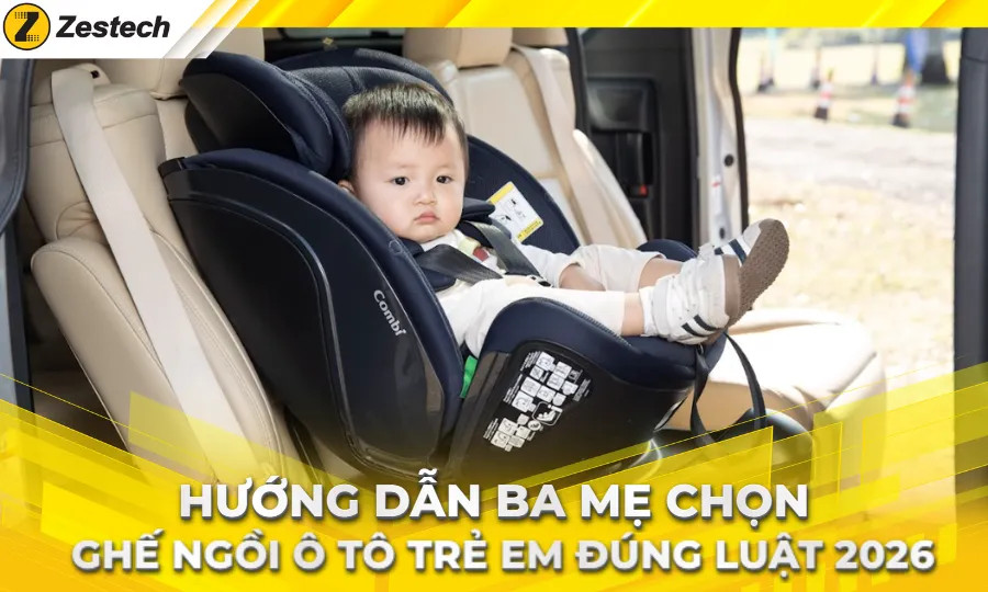 Chuyên gia hướng dẫn cách chọn ghế ngồi ô tô phù hợp cho trẻ em theo độ tuổi