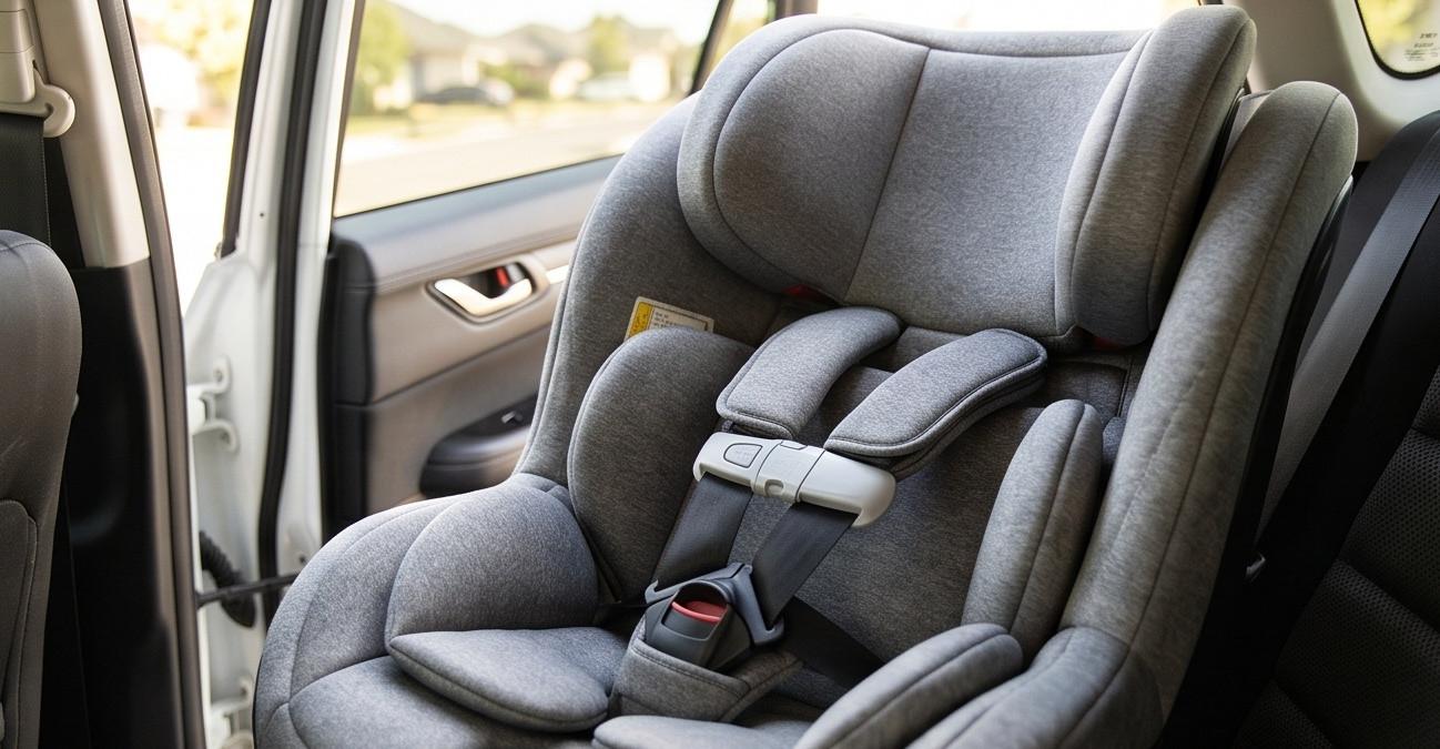 Mẫu đệm an toàn trẻ em trên ô tô thiết kế công thái học phù hợp không gian xe Mazda
