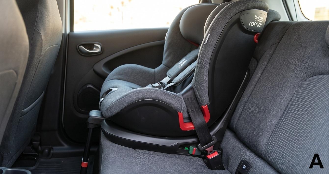 Lắp đặt ghế an toàn cho trẻ em trên ô tô có hệ thống ISOFIX chắc chắn trong không gian xe nhỏ