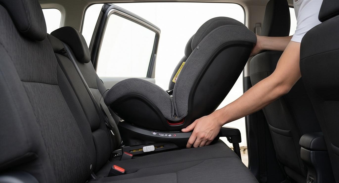 Lắp đặt ghế an toàn cho trẻ em sử dụng hệ thống ISOFIX trên xe Suzuki XL7