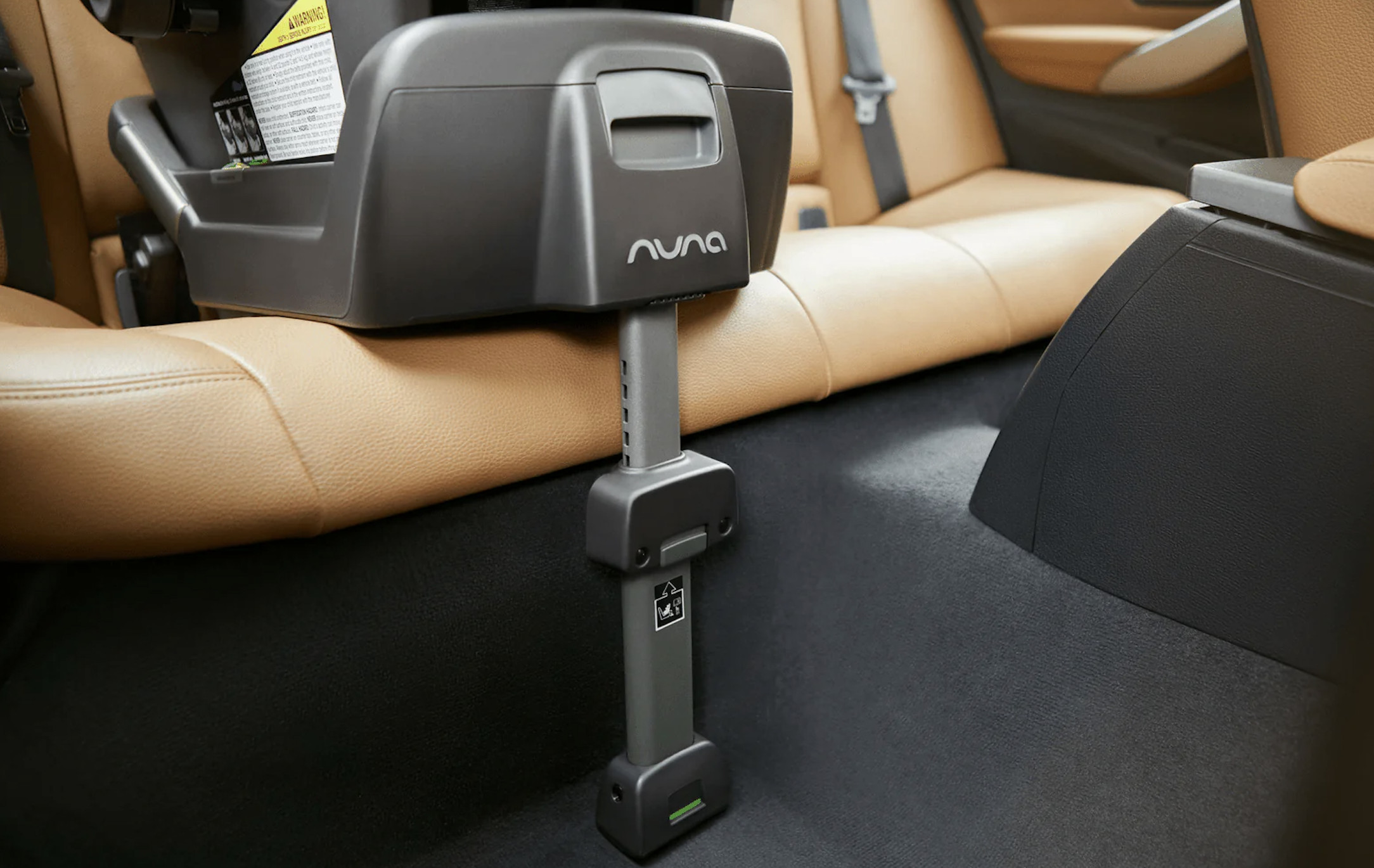 Hệ thống chân đế ISOFIX và chân chống chịu lực của ghế an toàn trẻ em Nuna