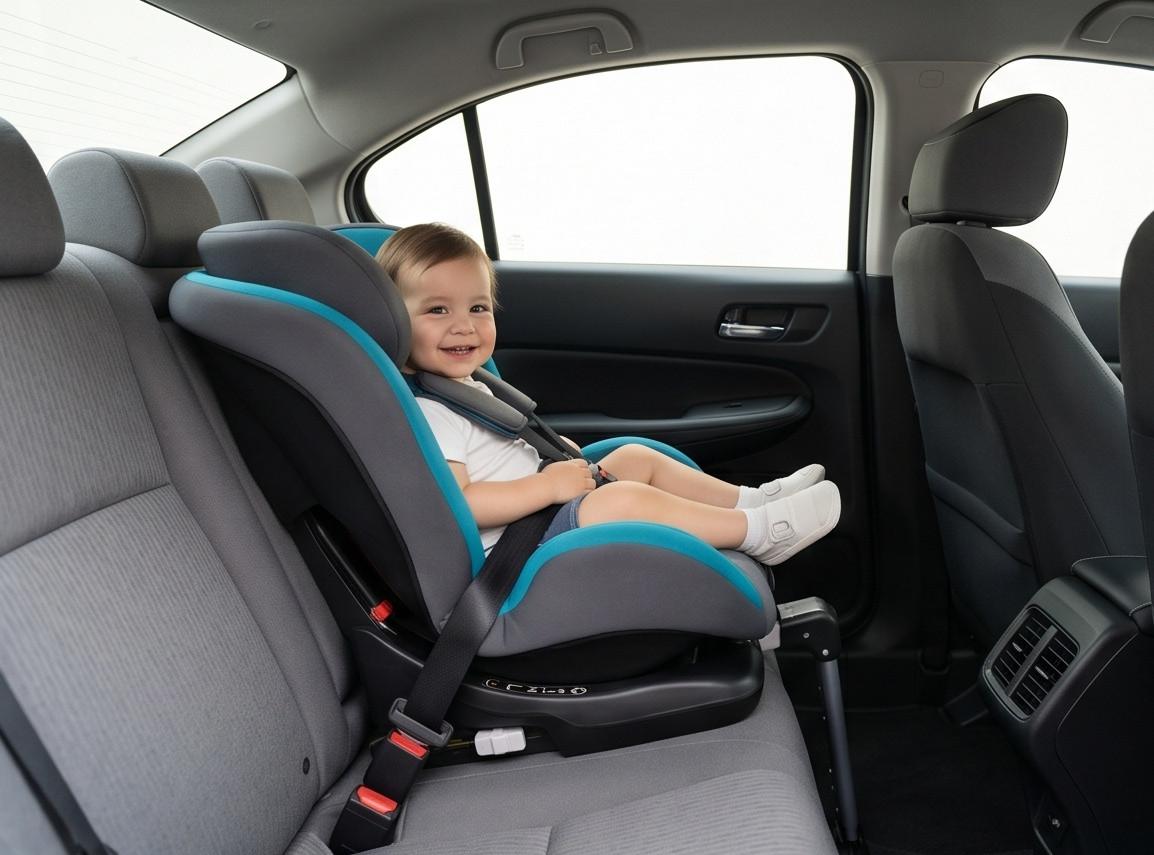 Lắp đặt ghế an toàn cho trẻ em trên ô tô Honda City bằng hệ thống ISOFIX chắc chắn