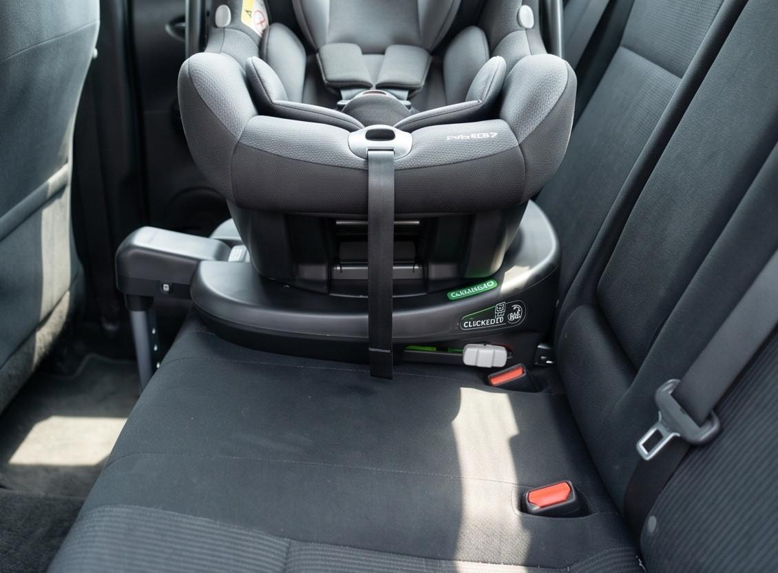 Lắp đặt ghế an toàn cho trẻ em trên ô tô Toyota Vios sử dụng hệ thống ISOFIX chắc chắn