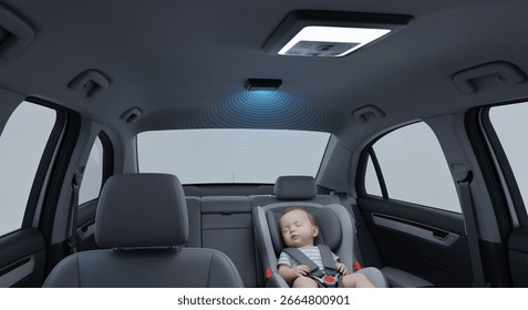Ghế an toàn trẻ em có độ ngả 175 độ giúp bé ngủ ngon
