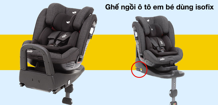 Ghế ngồi ô tô trẻ em sử dụng isofix