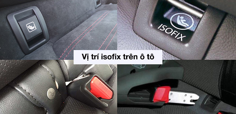 Vị trị isofix trên ô tô