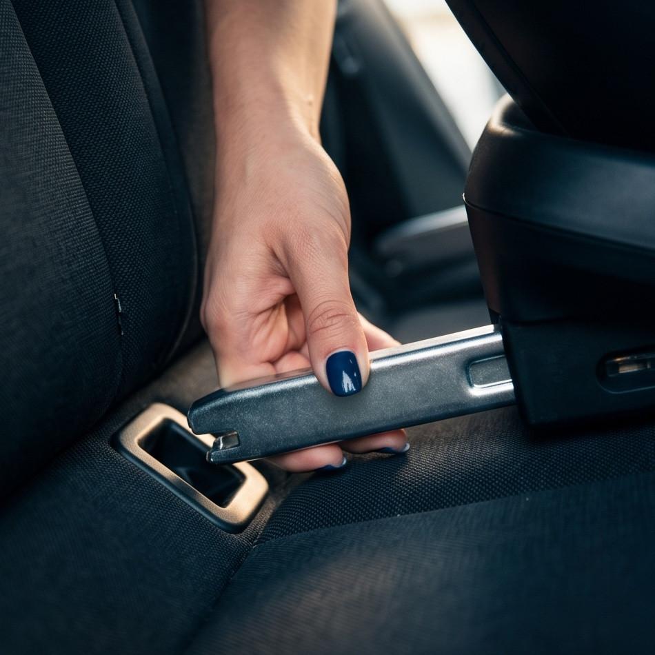 Kiểm tra hệ thống móc khóa ISOFIX và đệm an toàn trẻ em trên ô tô