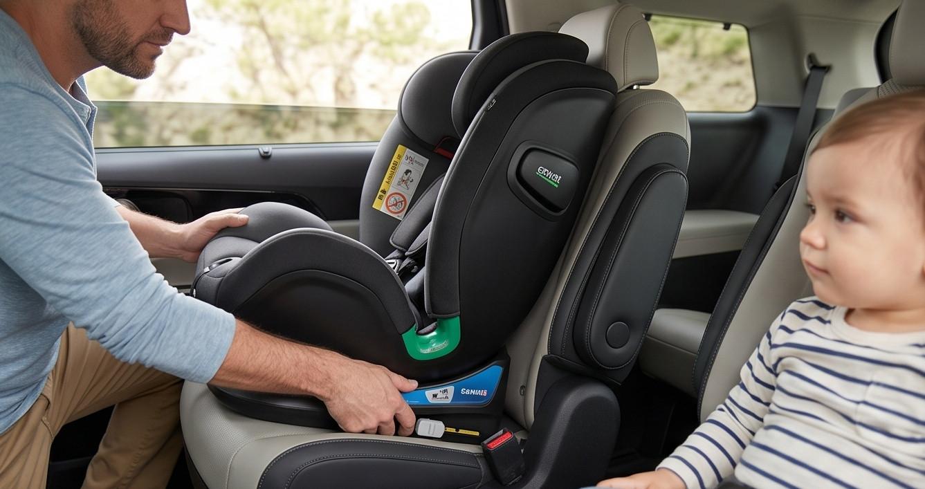 Hướng dẫn lắp đặt nhiều ghế an toàn trẻ em trên xe Kia Carnival an toàn