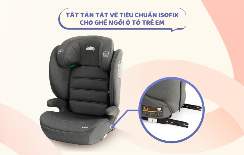 Cấu tạo hệ thống chốt ISOFIX giúp việc lắp đặt ghế an toàn trở nên đơn giản và chắc chắn hơn
