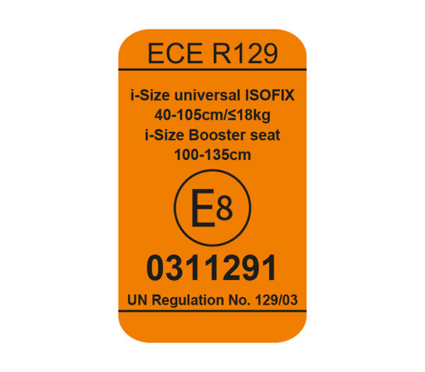 Cách kiểm tra tem chứng nhận ECE R129 trên ghế an toàn trẻ em