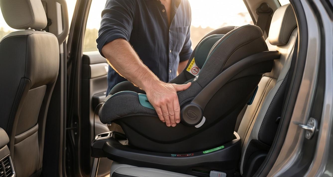 Cách lắp đặt nôi an toàn trên ô tô cho trẻ sơ sinh đúng cách trên Ford Everest đời 2023