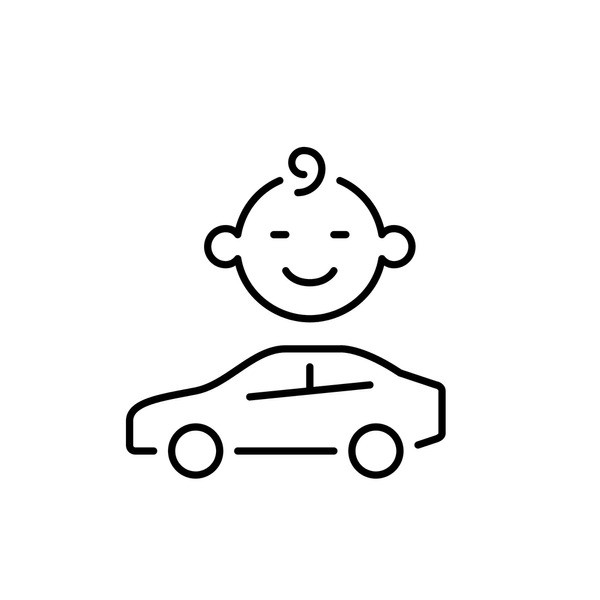 Cảnh báo nguy hiểm khi cho trẻ em ngồi hàng ghế phía trước ô tô