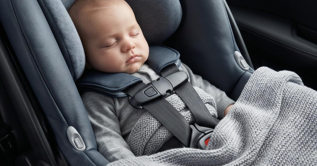 Nôi an toàn cho trẻ em trên ô tô đặt ở hàng ghế sau xe MG ZS theo chiều ngược