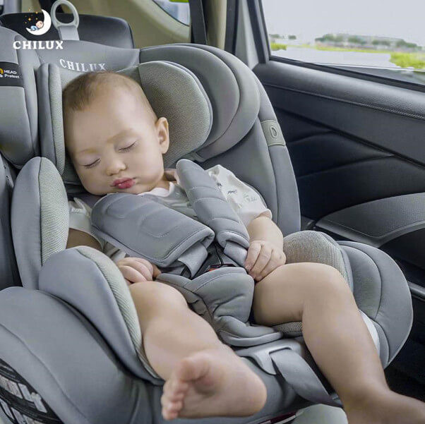 Ghế xoay đa năng Chilux sử dụng như nôi an toàn trẻ em cho bé sơ sinh