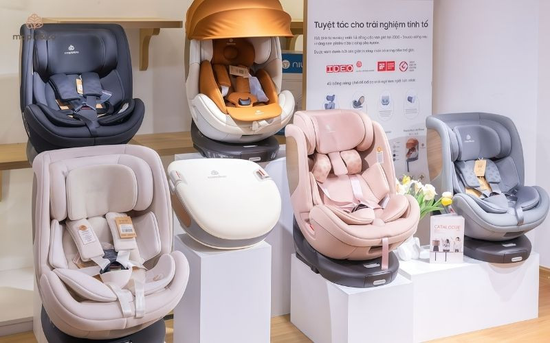 Sản phẩm ghế nâng đạt chuẩn i-Size giúp bảo vệ trẻ lớn hiệu quả hơn