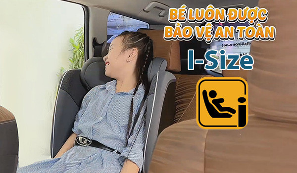 Bảng phân loại chiều cao theo tiêu chuẩn i-Size giúp phụ huynh chọn ghế chính xác hơn