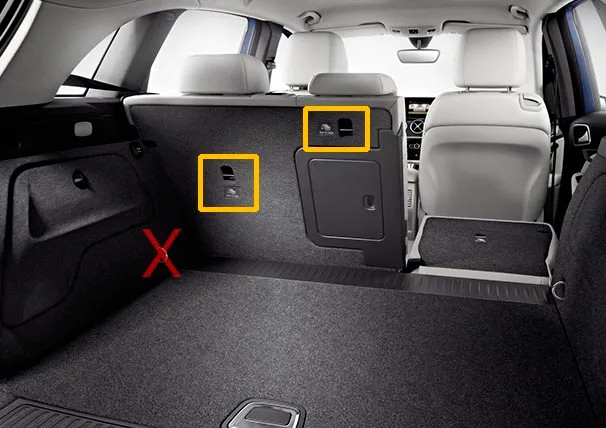 Vị trí các điểm neo Top Tether có thể thay đổi tùy thuộc vào kiểu dáng xe Sedan hay SUV
