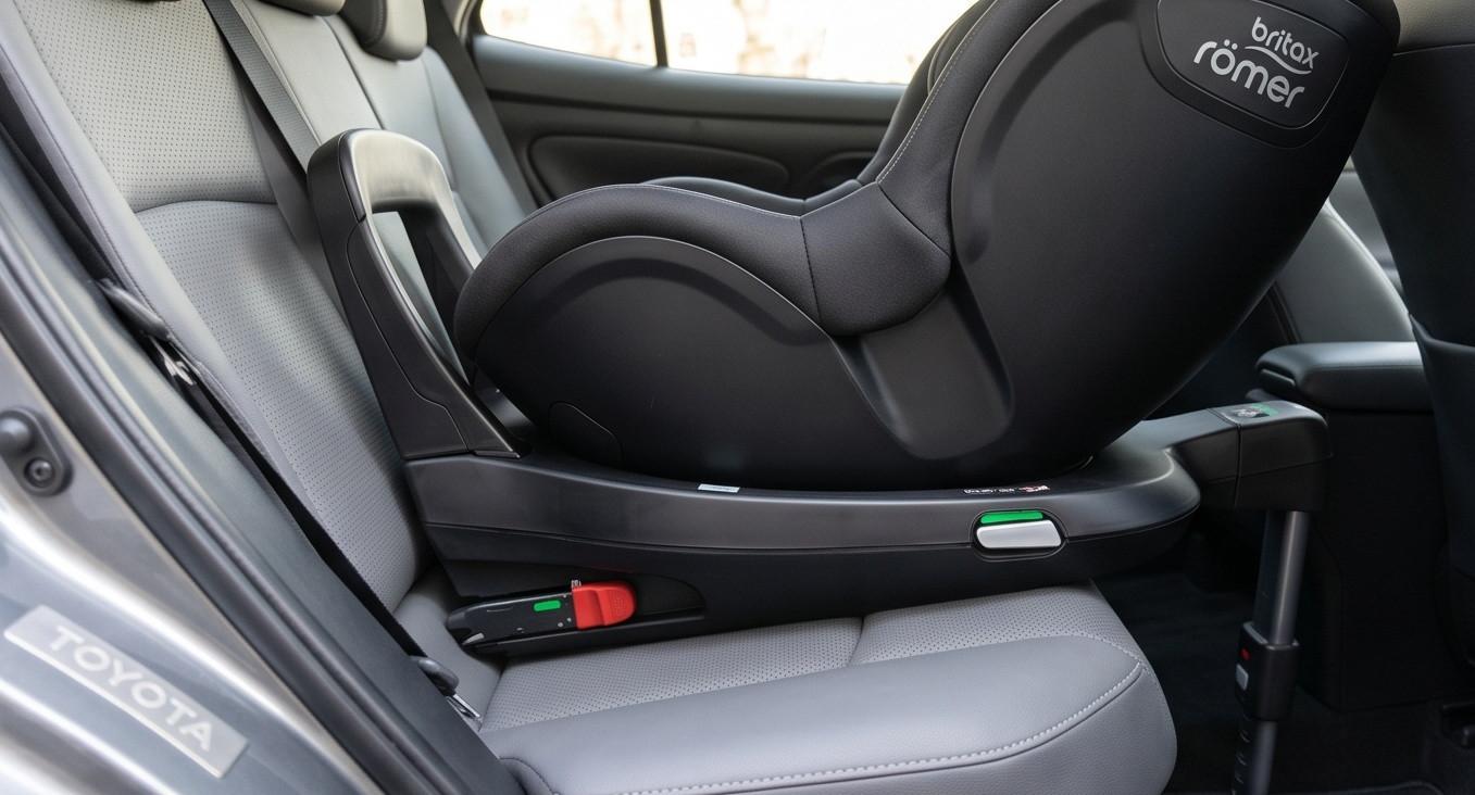 Lắp đặt ghế an toàn trẻ em sử dụng cổng ISOFIX trên xe Toyota Yaris Cross HEV hiện đại